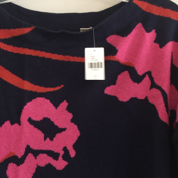 Anthropologie Megara Floral Tunic sweater size S new with tag - Picture 8 of 8